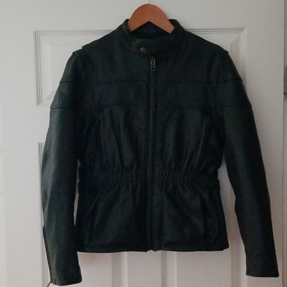 Frontier Leathers Women's Black Leather Jacket